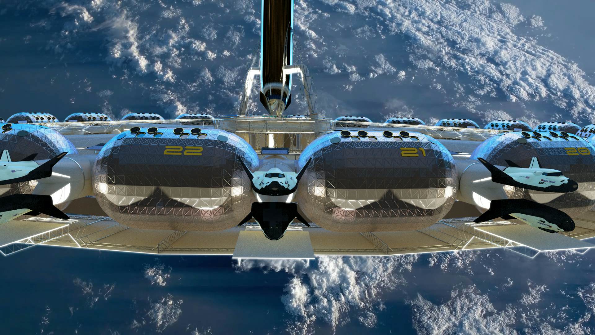 Plans for a space hotel have been revealed Lonely